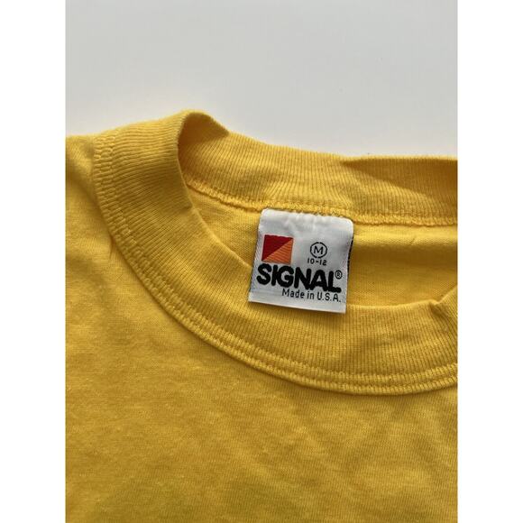 Vintage Cheerios T Shirt Single Stitch 80s Cereal Snack Tee Yellow Med 8-10 USA - Picture 3 of 6